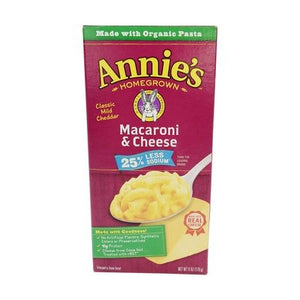 OG3 Annies Mac And Cheese Low Sodium 12/6 OZ [UNFI #29487]