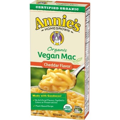 OG2 Annies Homegrown Vegan Mac & Cheddar 12/6 OZ [UNFI #47901]