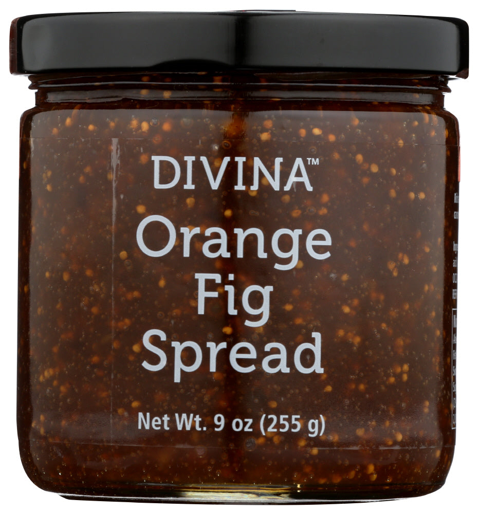 Divina Spread Orange Fig Retail Jar 12/9 Oz [Peterson #26419]