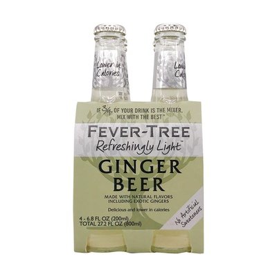 Fever Tree Ginger Beer 6.8 6/4/6.8 OZ [UNFI #28855] T