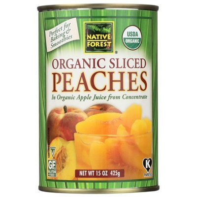 OG2 Native Forest Peaches Sliced 6/15 OZ [UNFI #23616]