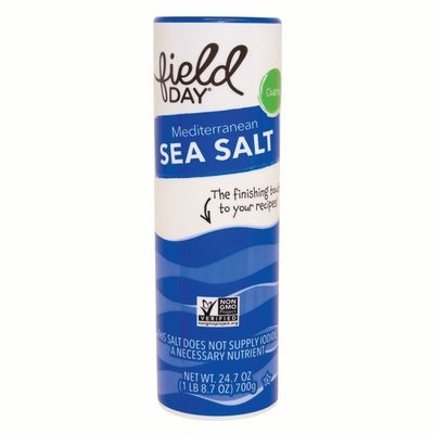 Field Day Mediterranean Sea Salt Crse 20/24.7 OZ [UNFI #30499]
