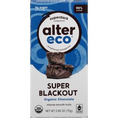  Provisions Co-op Wholesale  OG2 Alter Eco Drk Super Blckout Choclte 12/2.65 OZ [UNFI #27269] #