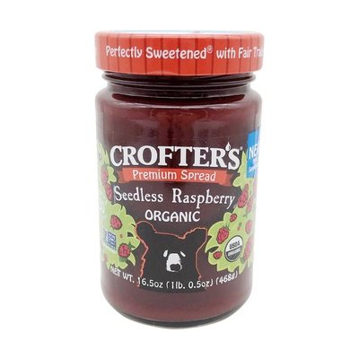  Provisions Co-op Wholesale  OG2 Crofters Premium Spread Raspberry 6/16.5 OZ [UNFI #63872] #