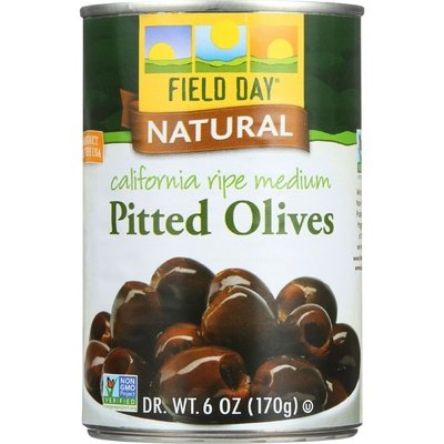 Field Day Olives Pitted 12/6 OZ [UNFI #05025]