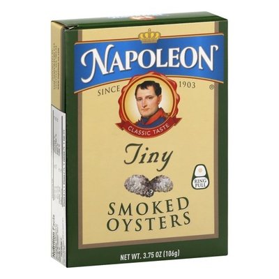  Provisions Co-op Wholesale  Napoleon Oysters Baby Smoked 3.66 OZ [UNFI #13288] #
