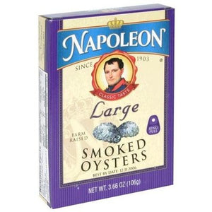  Provisions Co-op Wholesale  Napoleon Lrg Smkd Oysters 3.66 OZ [UNFI #13287] #