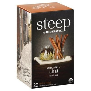  Provisions Co-op Wholesale  OG2 Steep By Bigelow Chai Black Tea 6/20 BAG [UNFI #66755] #