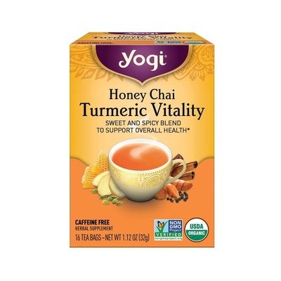  Provisions Co-op Wholesale  OG2 YOGi Tea Honey Chai Turmeric Vitality 6/16 BAG [UNFI #56048] T #